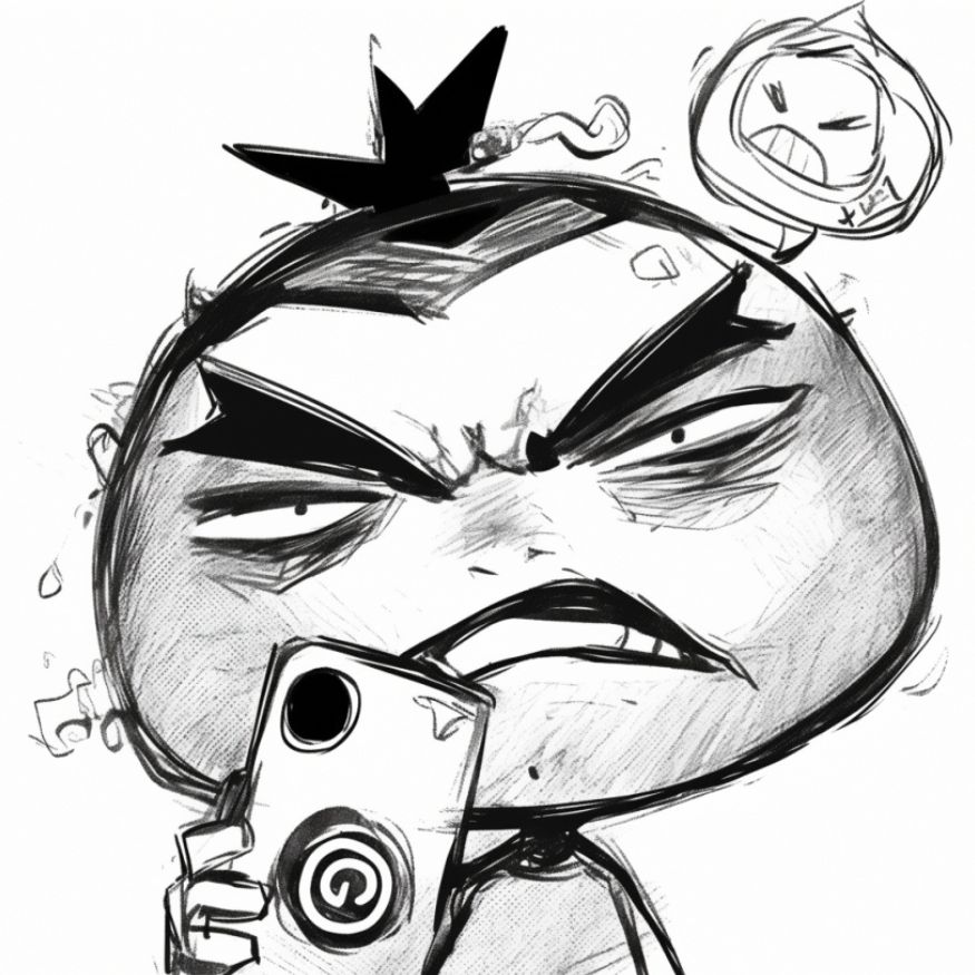 SB哥 Angry Character